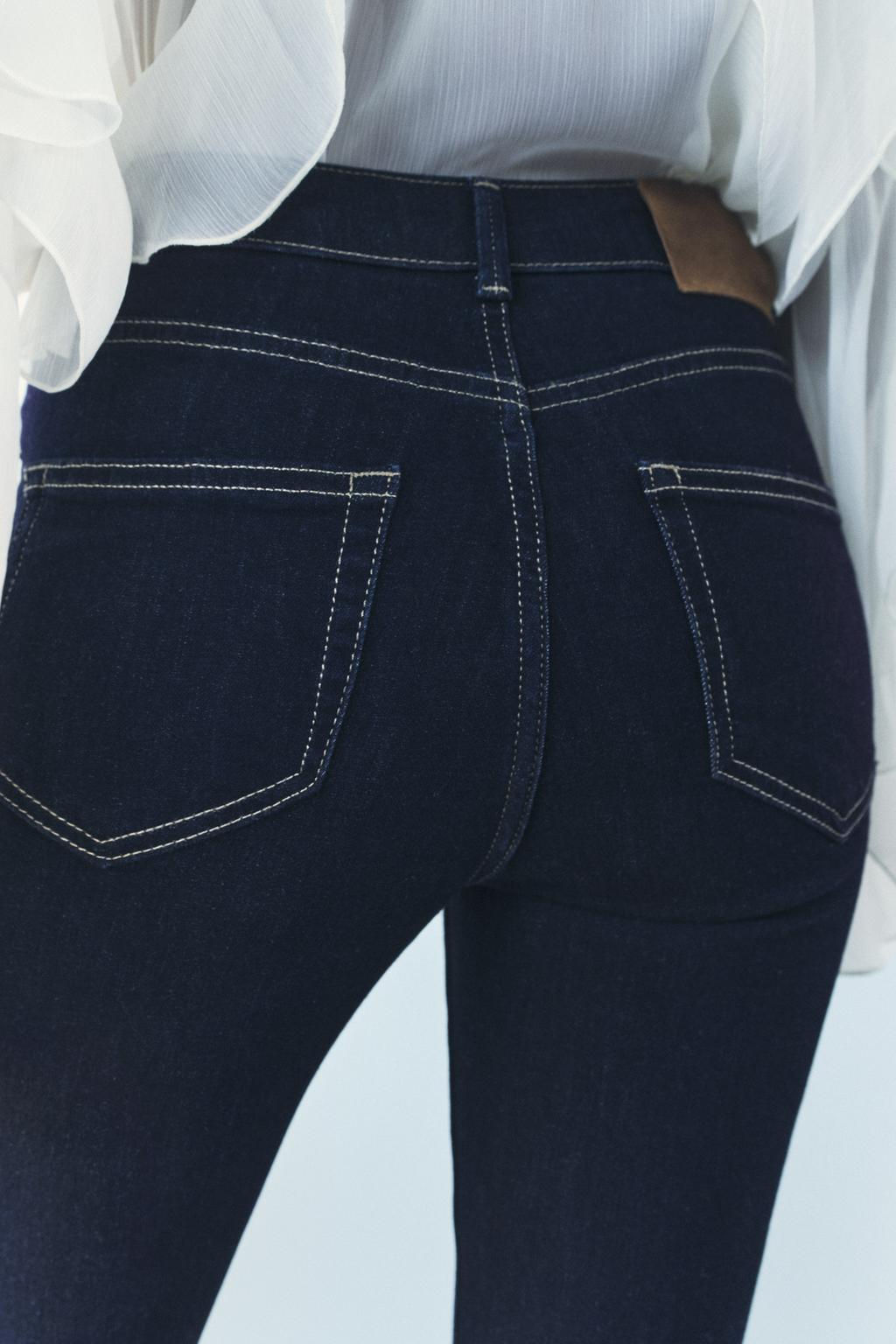 ZW COLLECTION BOOTCUT MID-WAIST CONTOUR JEANS - Zara фото 10