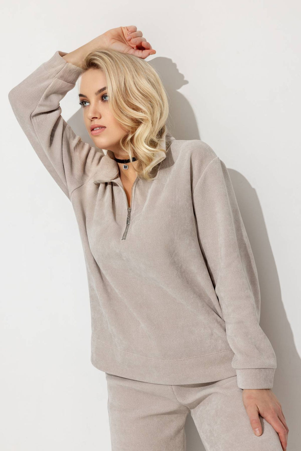 Блузка женская 4370/06/Светло-бежевый - Rise фото 2