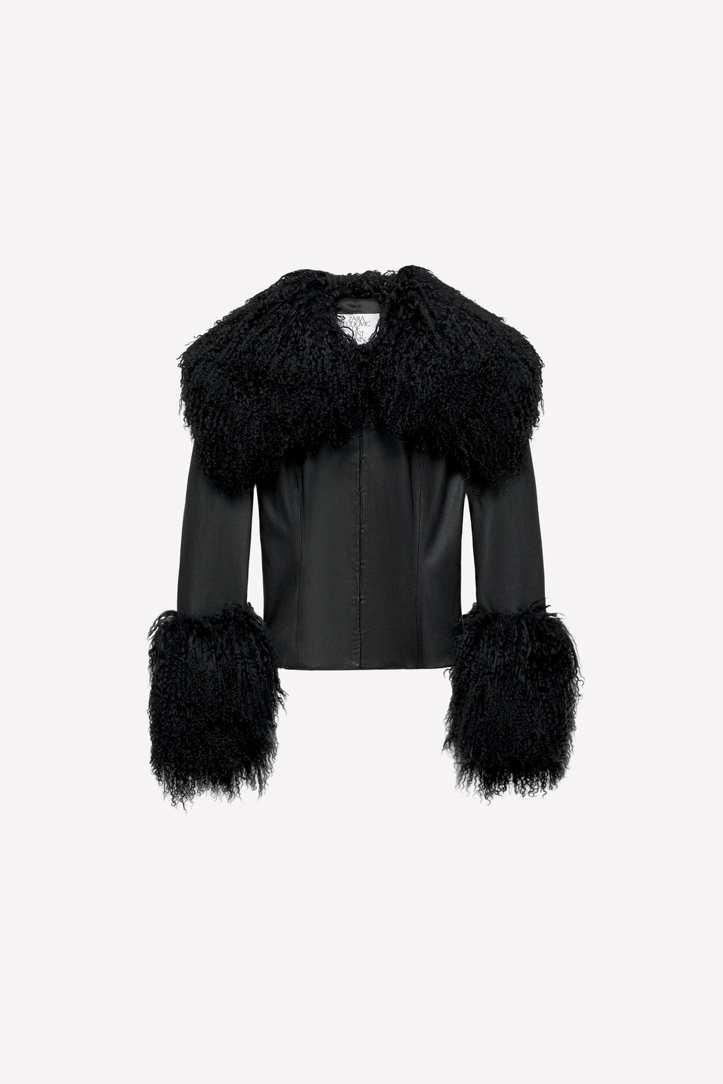 LEATHER FITTED JACKET LUDOVIC DE SAINT SERNIN x ZARA  фото 2