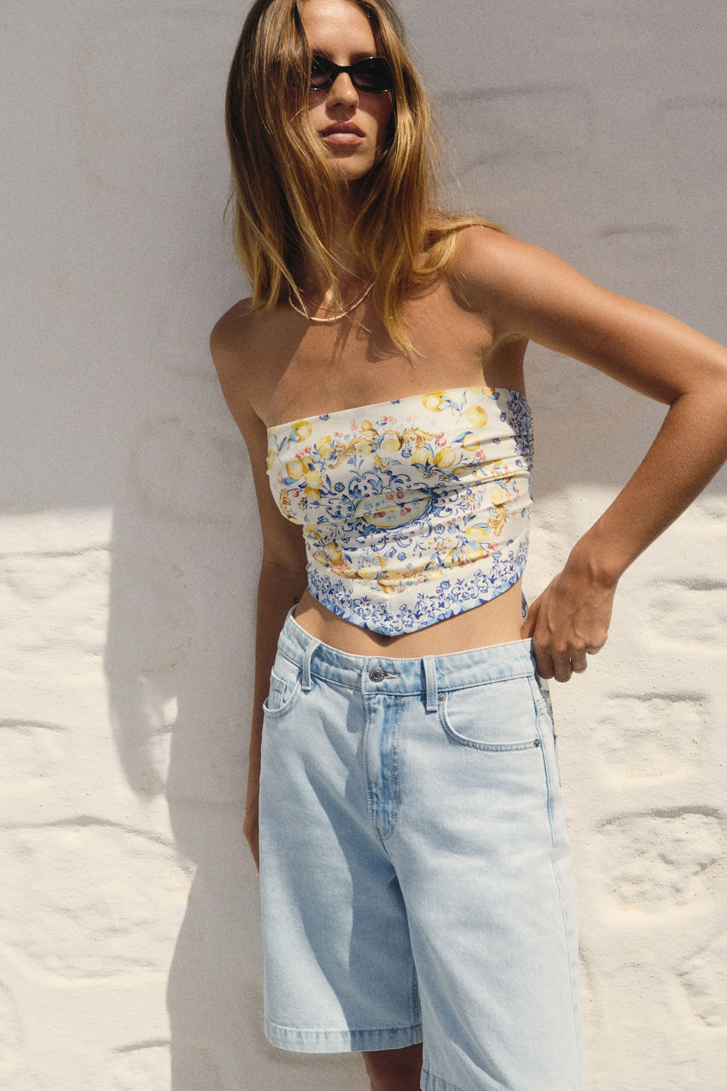 Bermudas en denim - H&m фото 4