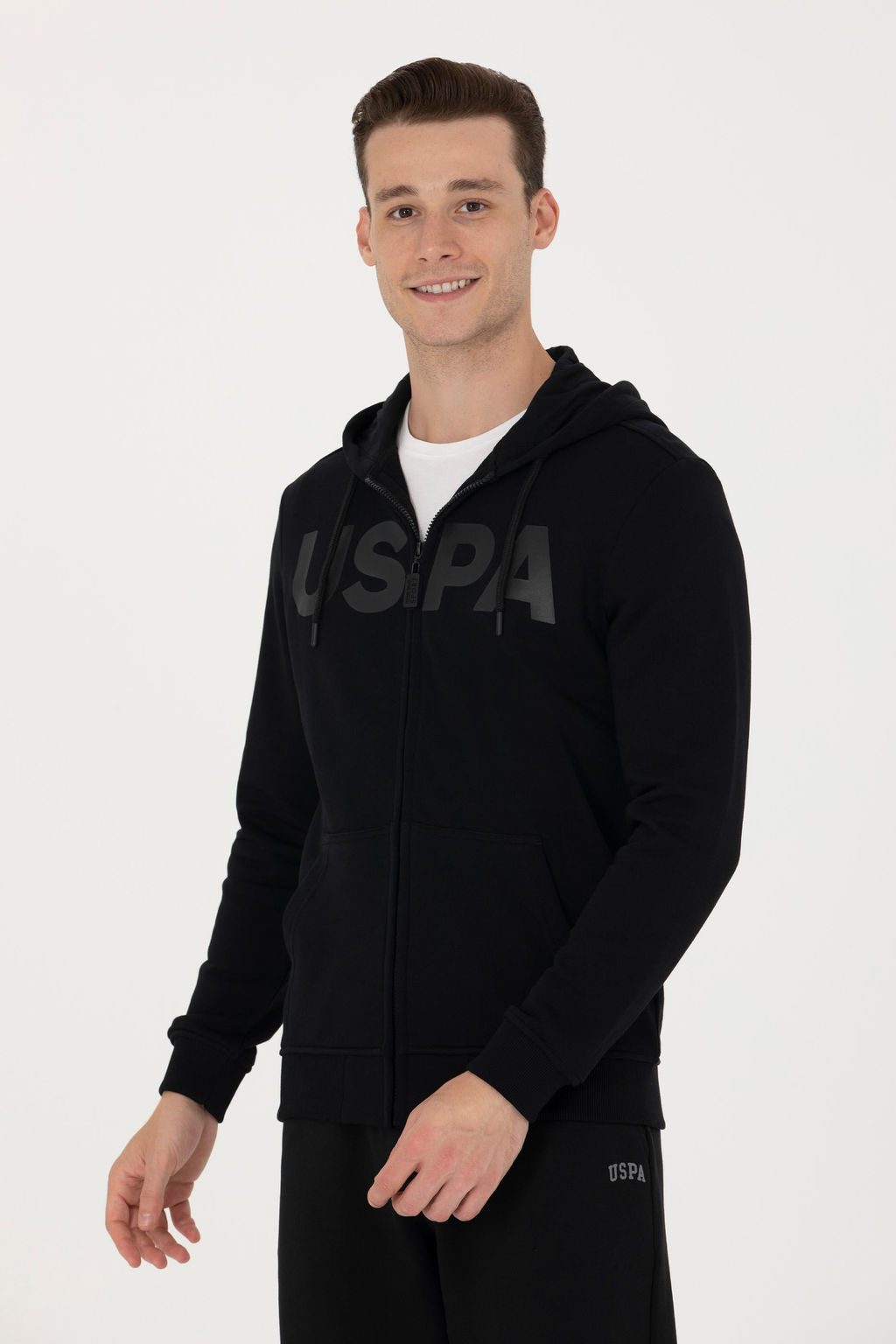 U. S. Polo Assn / Мужской черный свитшот - U.s. polo assn фото 17