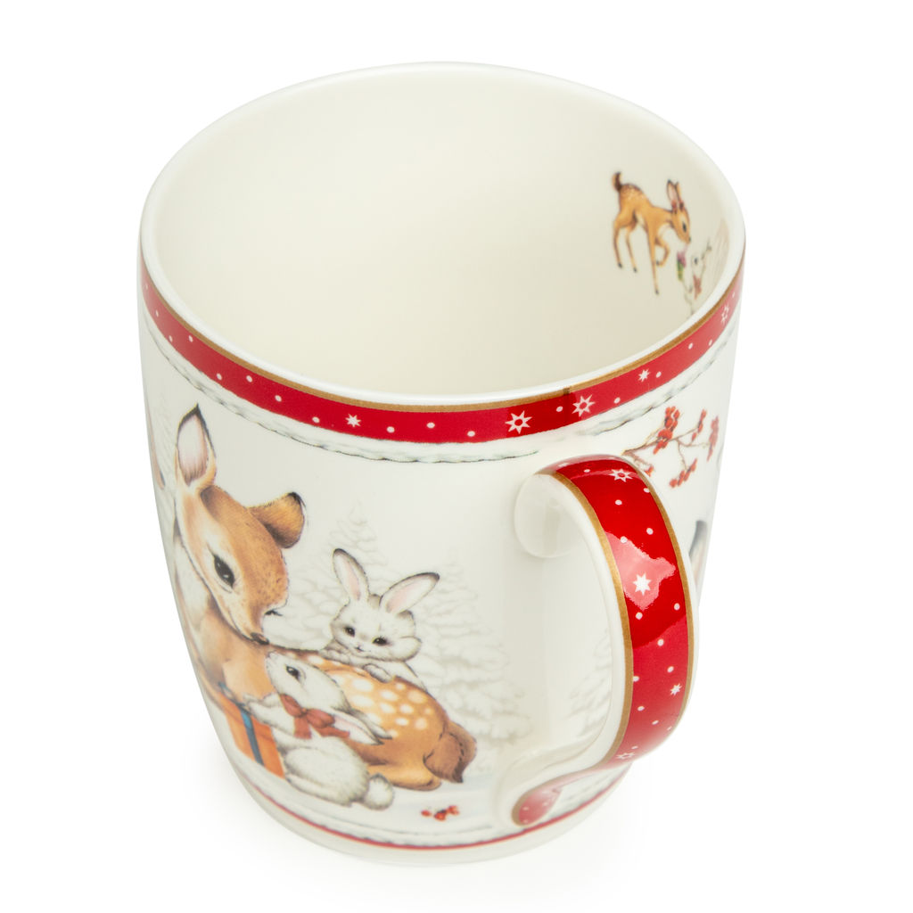 НАБОР ПОСУДЫ LEFARD C НОВЫМ ГОДОМ 3 ПР.: САЛАТНИК 800 МЛ, ТАРЕЛКА 19 СМ, КРУЖКА 400 МЛ  фото 9