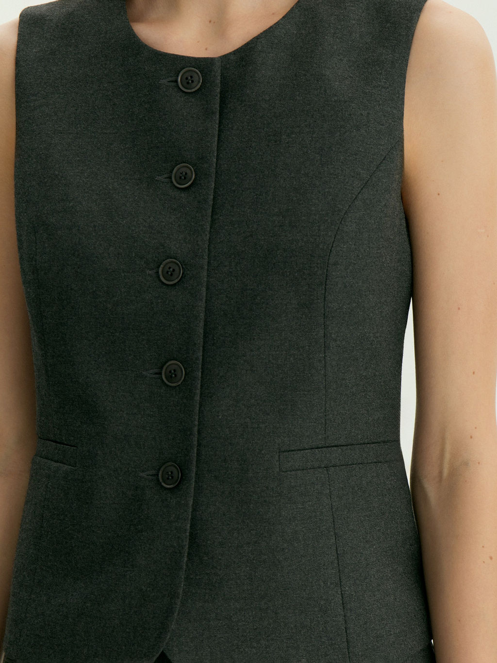 Жилет c круглым вырезом, GL105/cartier - Emka фото 3