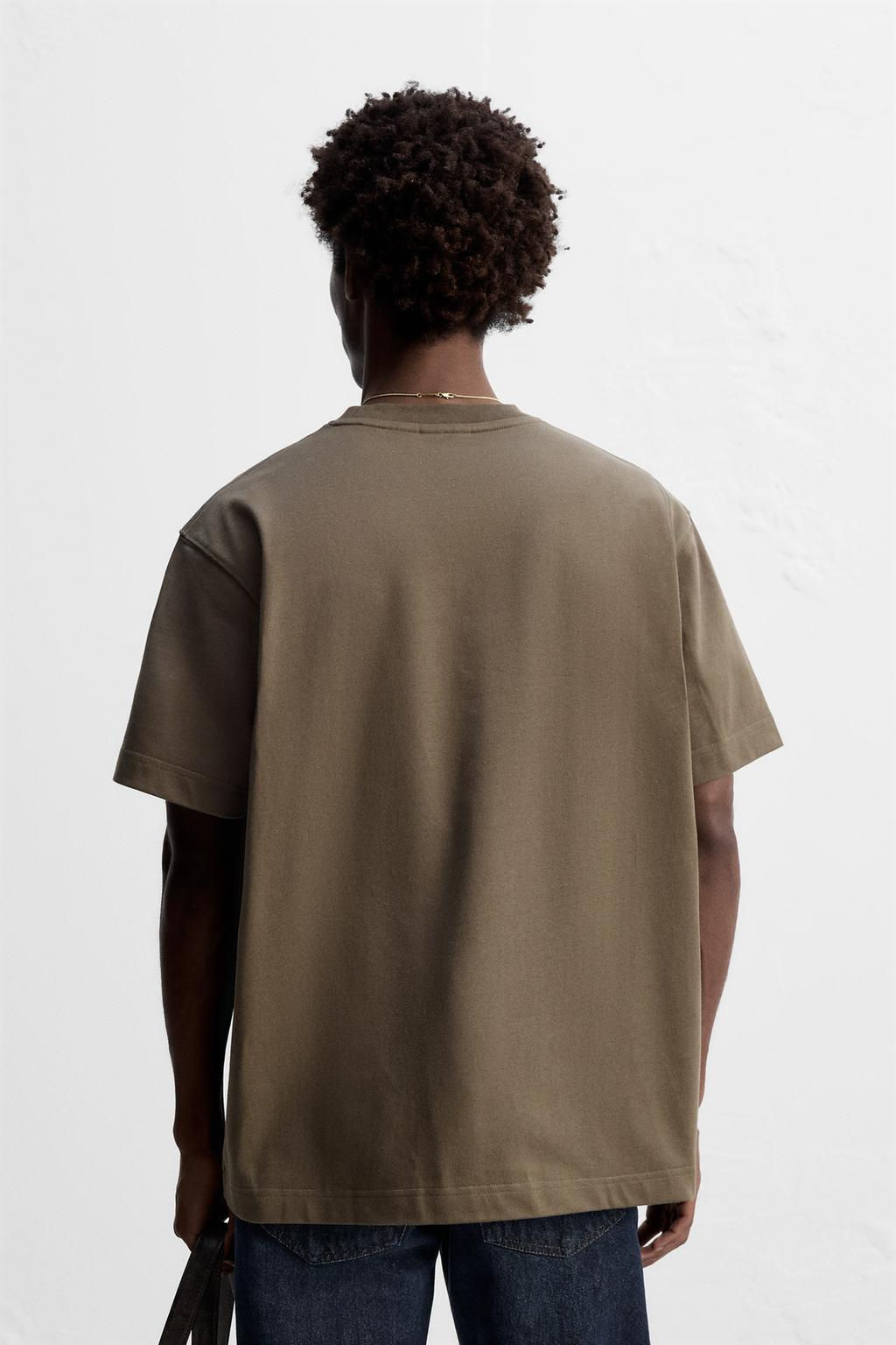 EXTRA HEAVYWEIGHT T-SHIRT - Zara фото 8