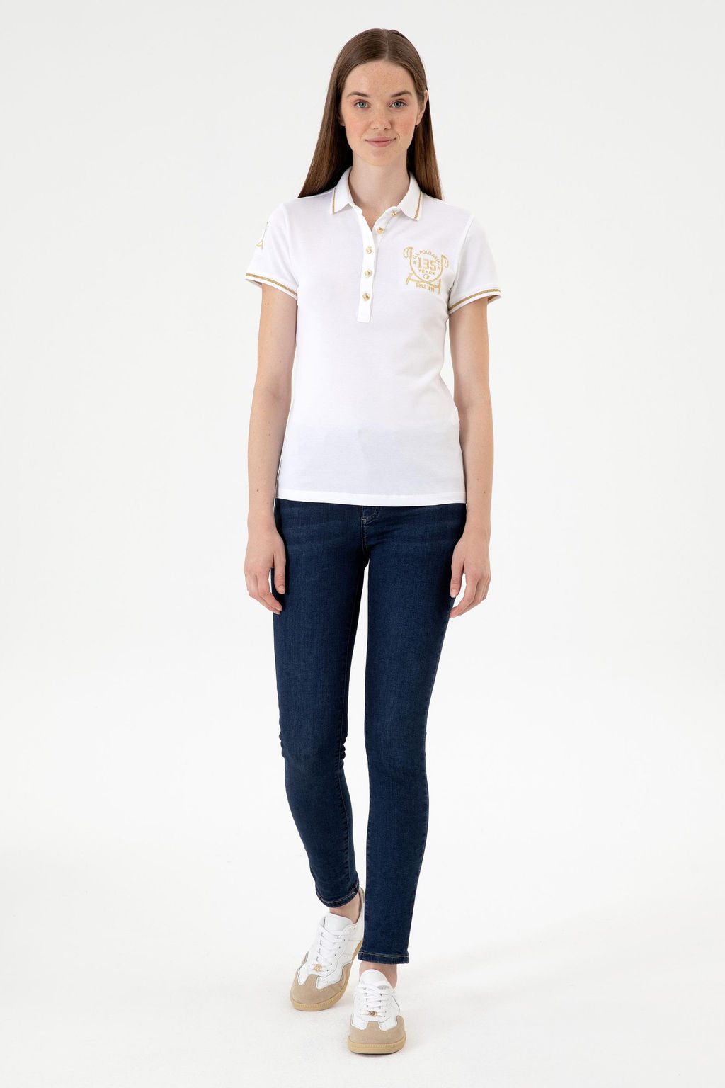 Kad_n Beyaz Ti__rt Sepette S_rpriz _ndirim - U.s. polo assn фото 4