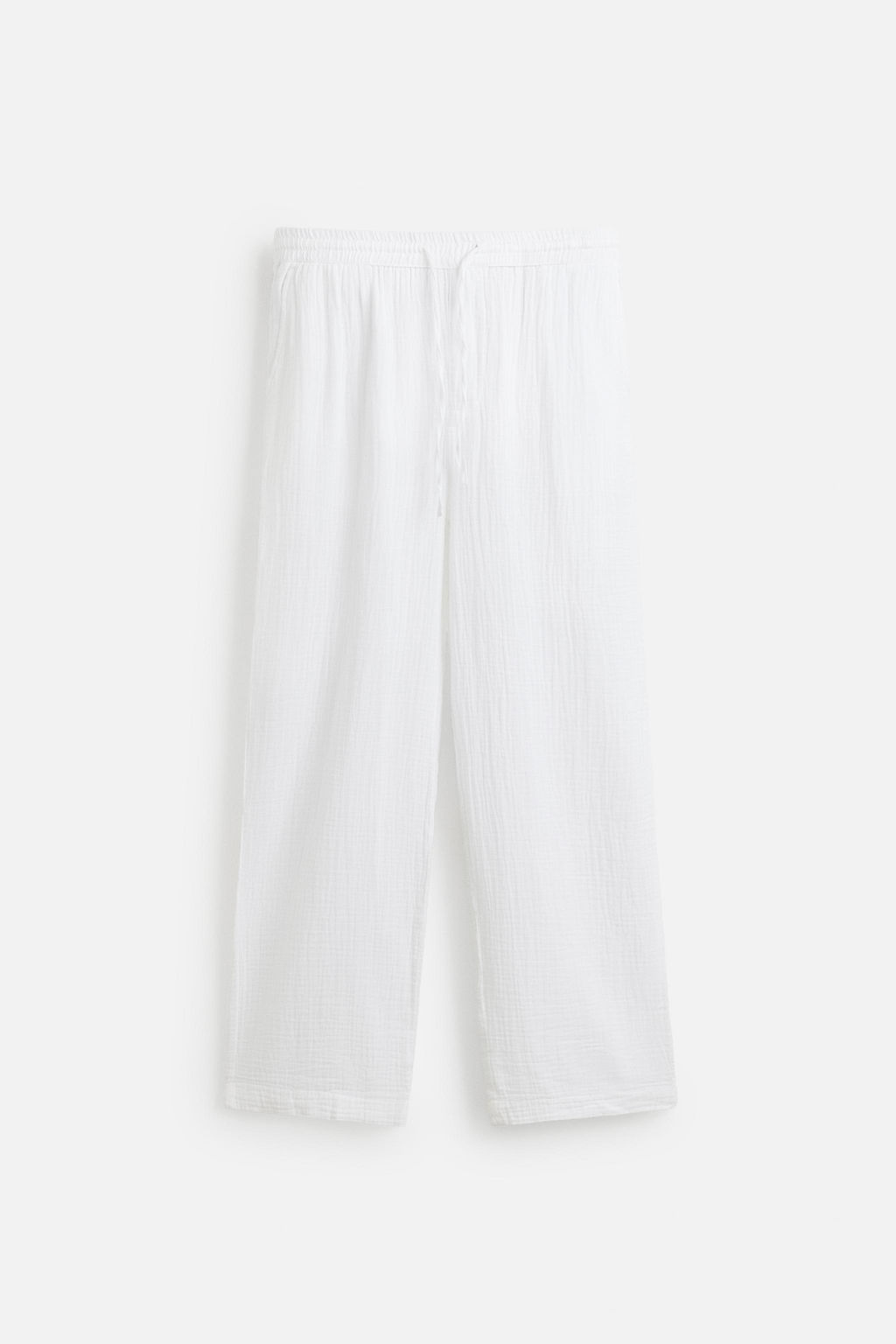 CRINKLED-EFFECT TROUSERS - Zara фото 7