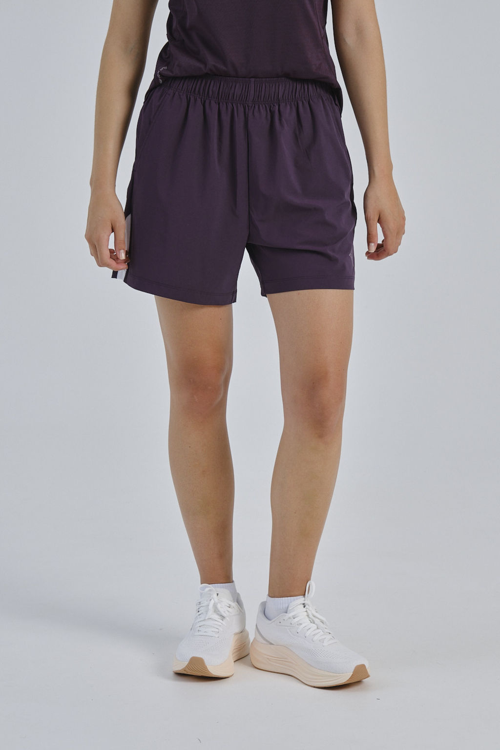 Шорты текстильные Темно-фиолетовый ADVANCED RUNNING Woven Shorts