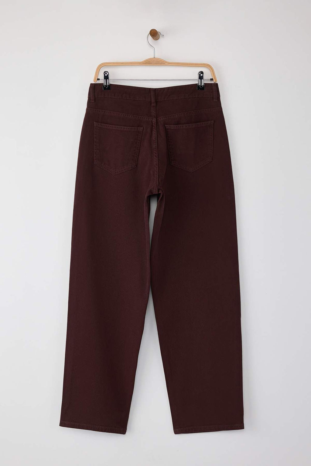Ozel Koleksiyon Kahverengi Dusuk Bel Loose Baggy Jeans TWOAW26JE00009 - Trendyolmilla фото 6