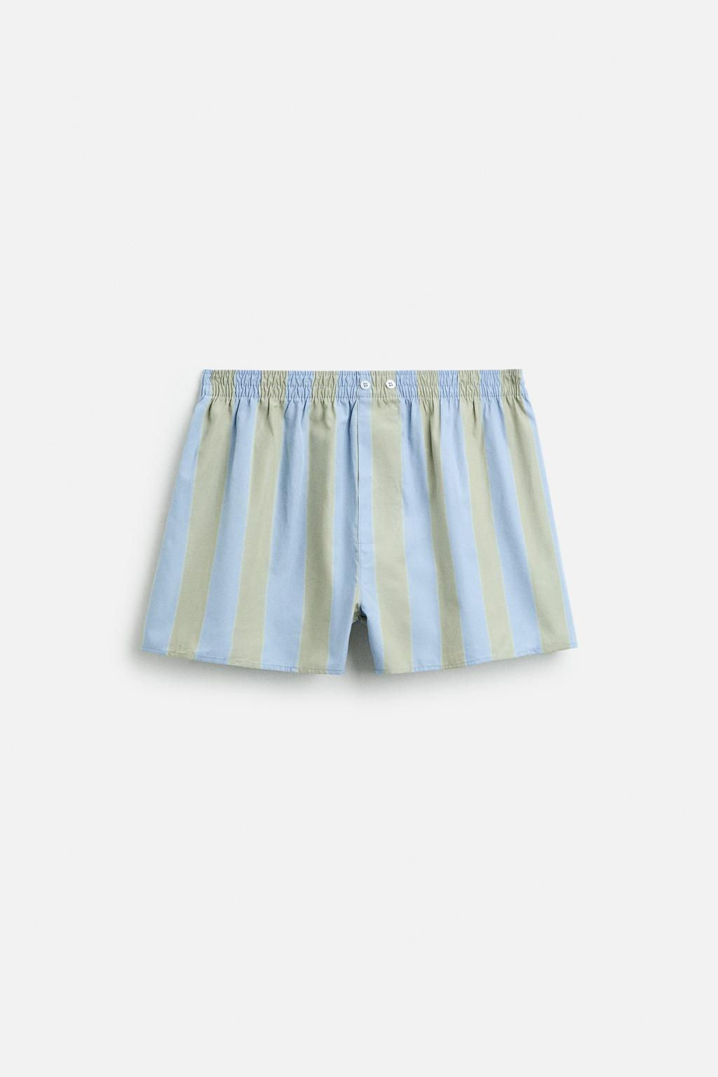 PACK OF 2 CONTRAST POPLIN BOXERS - Zara фото 4