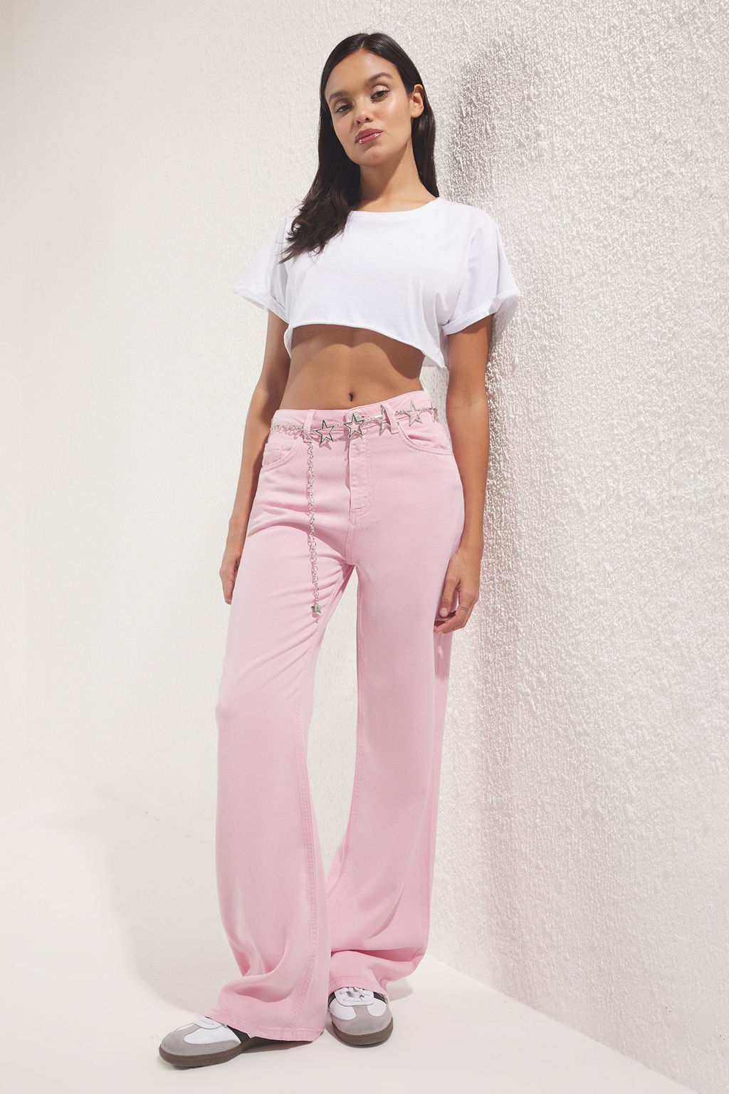 Vizon %100 Tencel Yuksek Bel Wide Leg Jeans TWOSS25JE00262 - Trendyolmilla фото 8