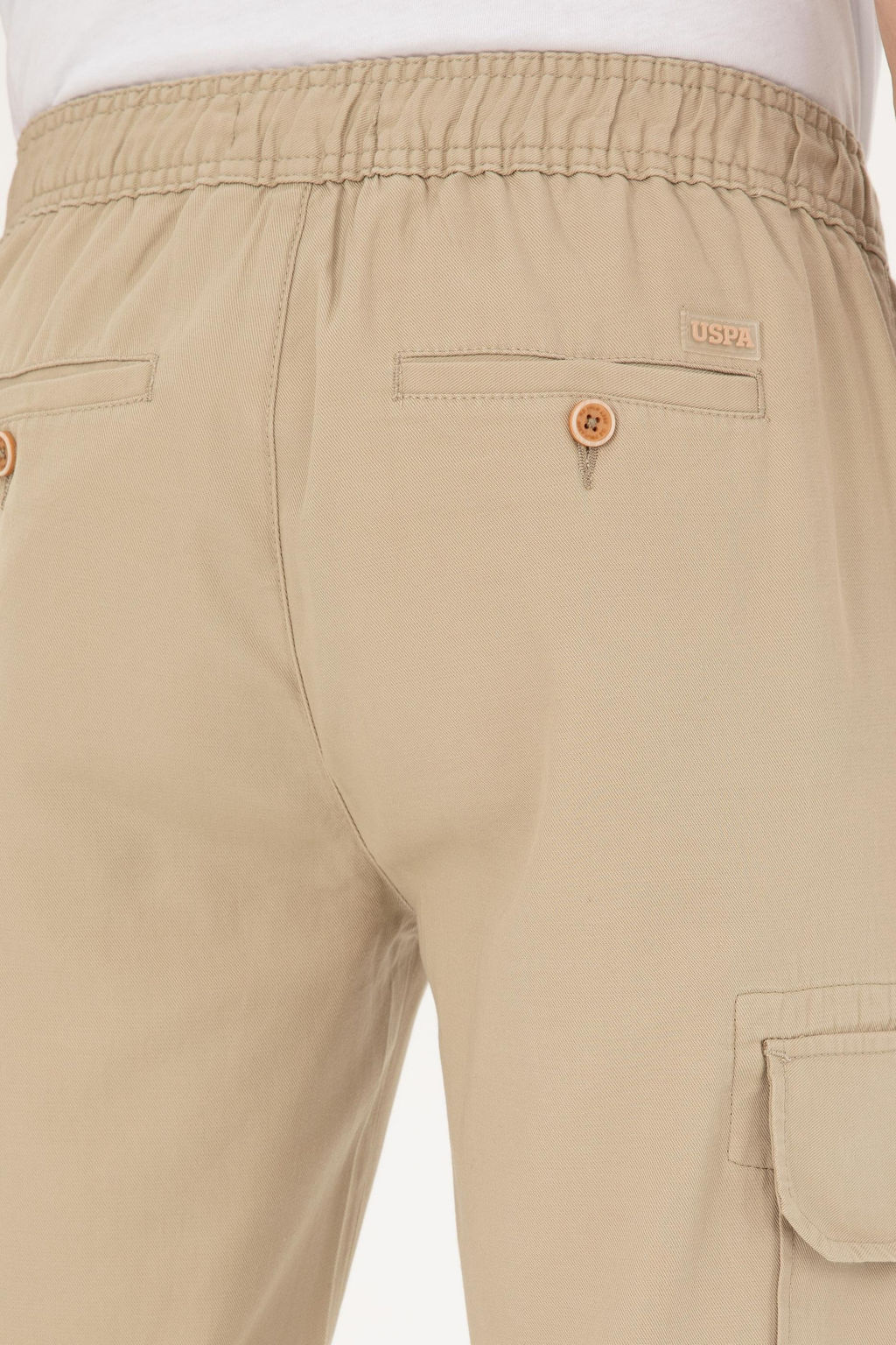 U. S. Polo Assn / Мужские брюки из плотной ткани светло-хаки - U.s. polo assn фото 6