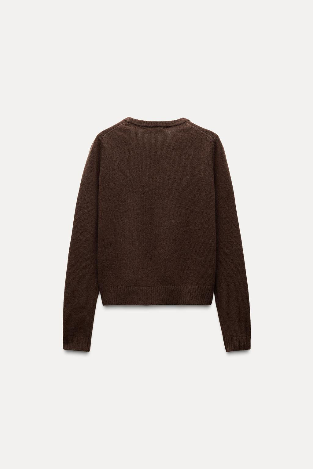 BASIC 100% WOOL SWEATER - Zara фото 7