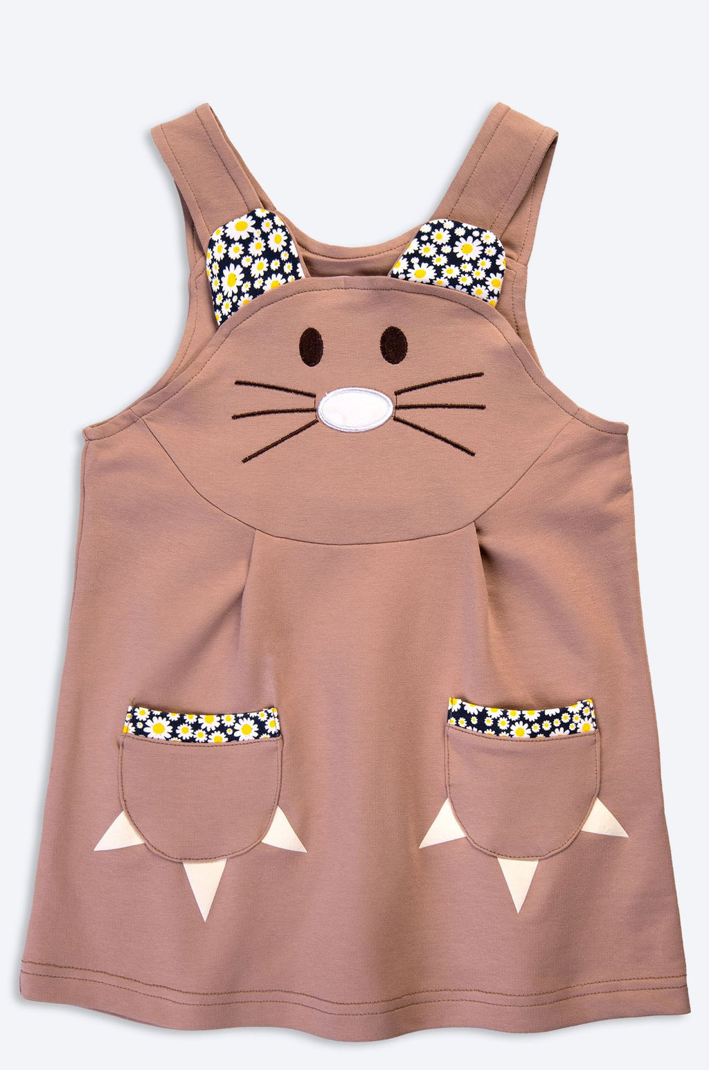 Сарафанчик из футера двухнитки для девочки Bonito фото 9