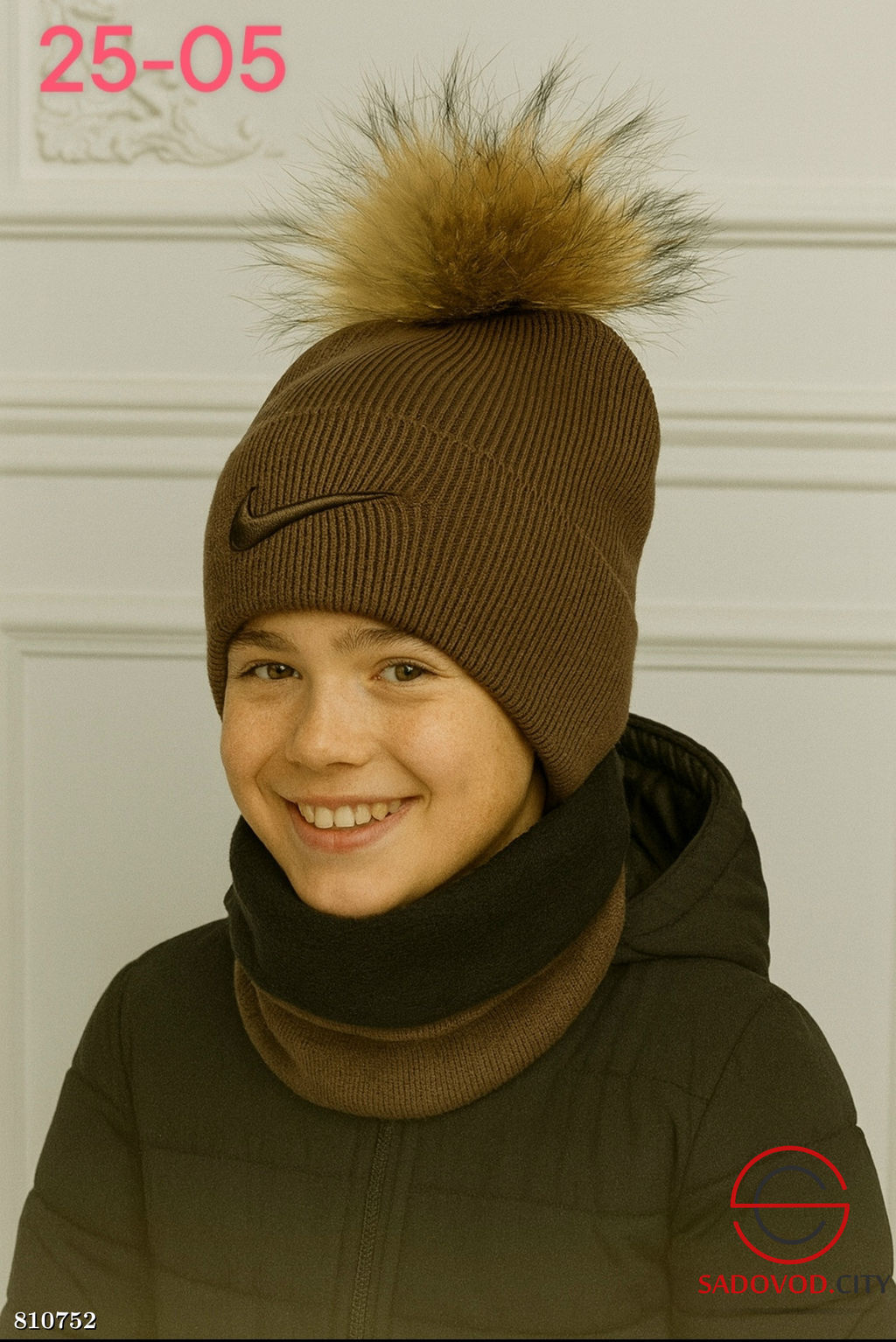 Набор 2в1 шапка внутри подкладка флис - Bruno фото 7