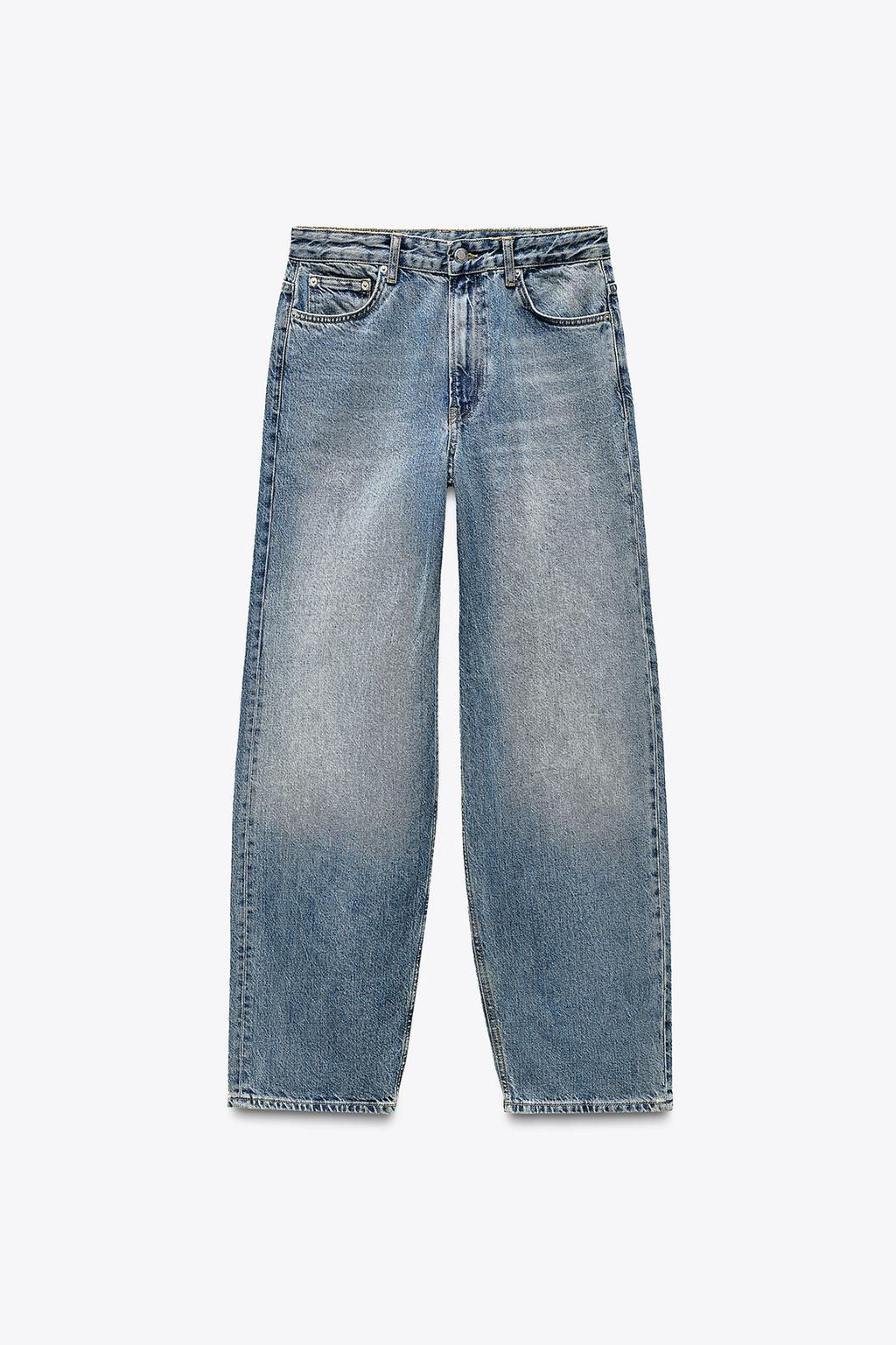 ZW COLLECTION BAGGY MID-WAIST JEANS - Zara фото 11