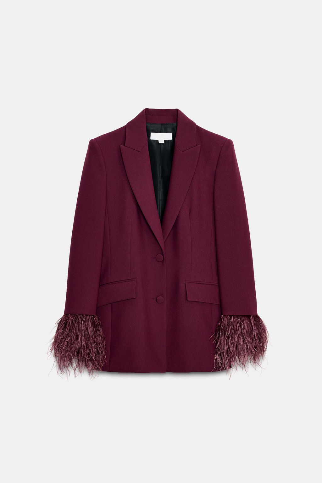 FEATHER CUFF BLAZER - Zara фото 7