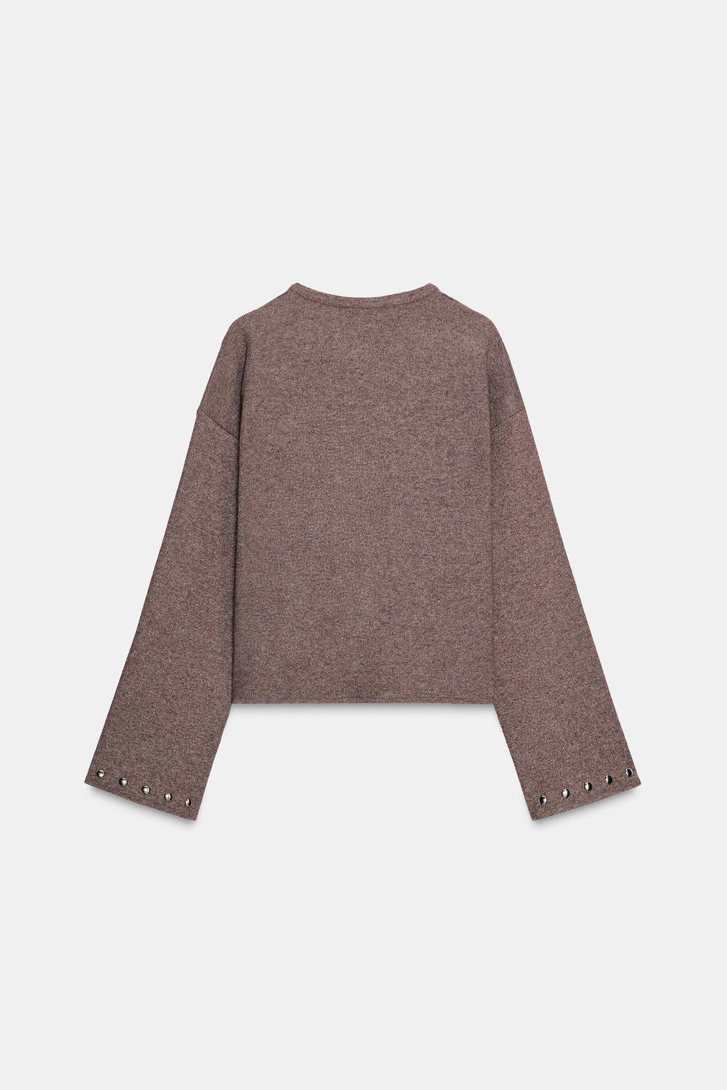 SOFT STUDDED SWEATSHIRT - Zara фото 2