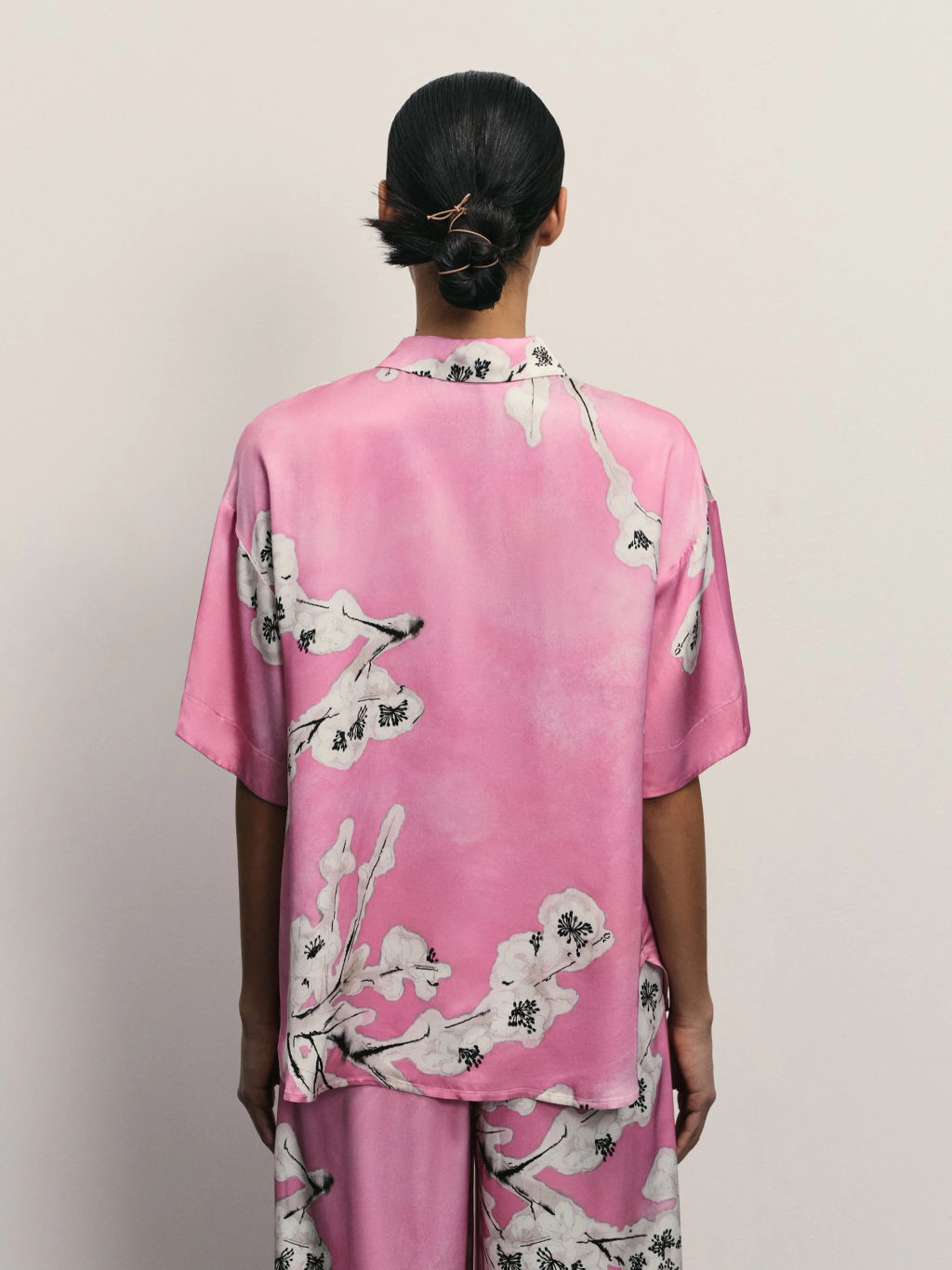 Блузка из вискозы с цветочным принтом / Zarina  фото 5