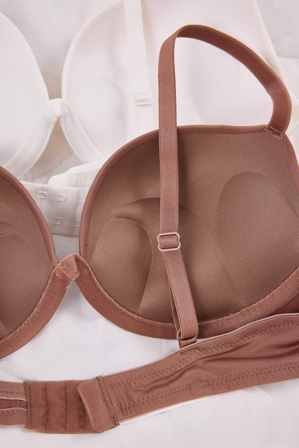 Siyah-Ten 2li Paket Micro Push Up T-Shirt Bra Orme Sutyen THMAW26SU00008 - Trendyolmilla фото 8