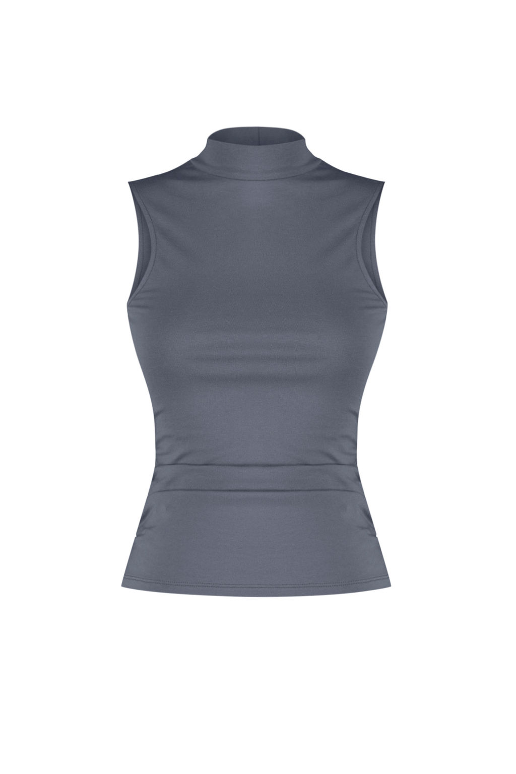 Antrasit Duz Basic Dik Yaka Regular S?f?r Kol Bluz TWOSS24BZ00406 - Trendyolmilla фото 7