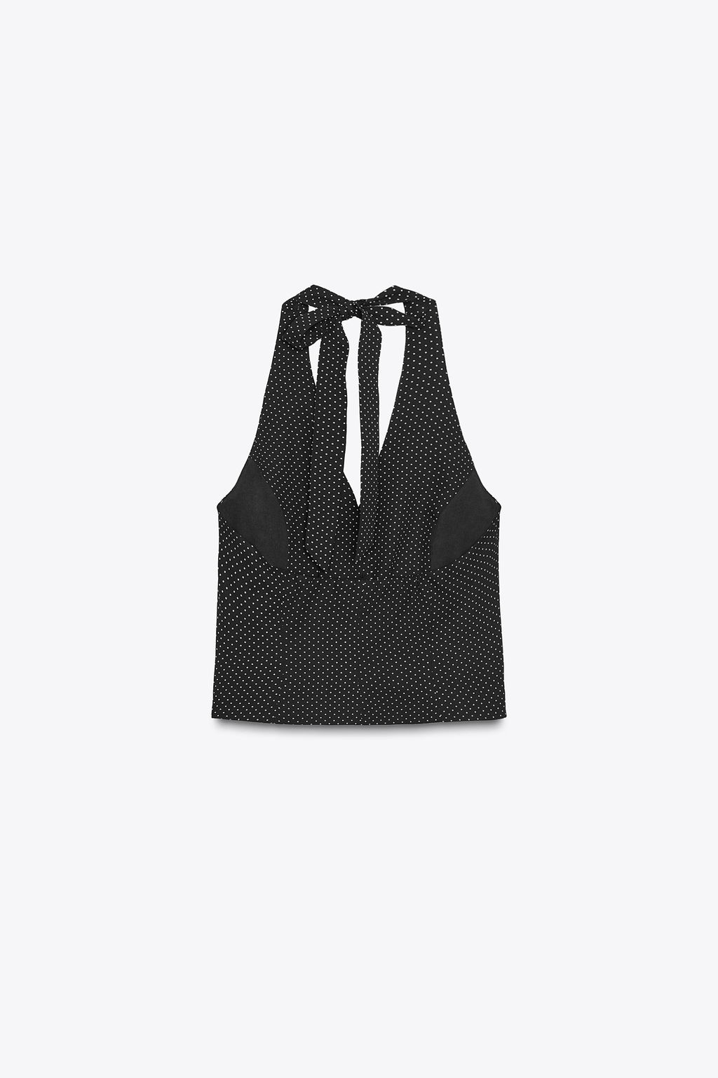 POLKA DOT WAISTCOAT TOP - Zara фото 5
