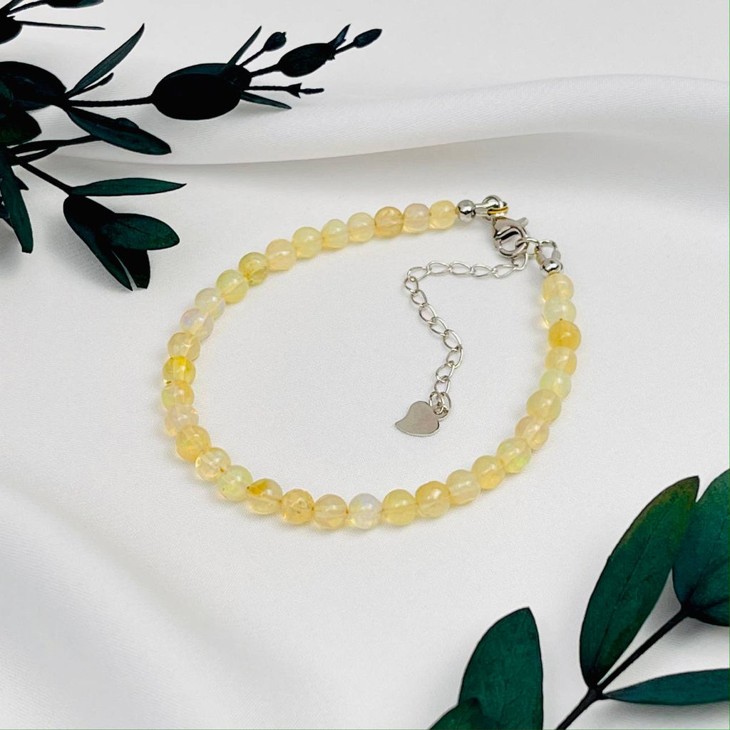 Браслет из желтого Опала - Радуга самоцветов фото 2