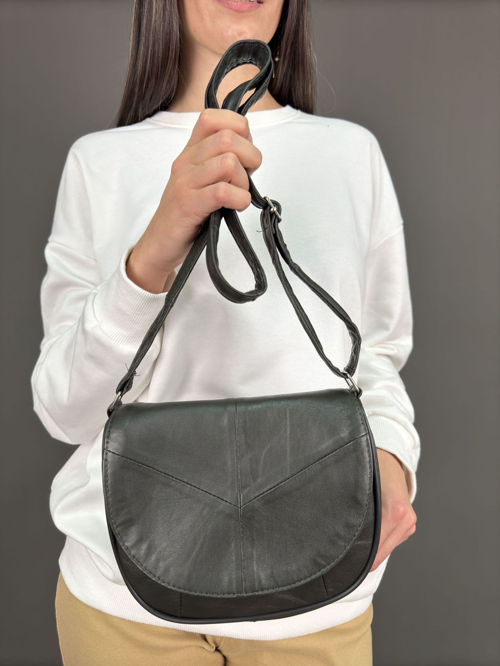 Сумка женская из телячьей кожи