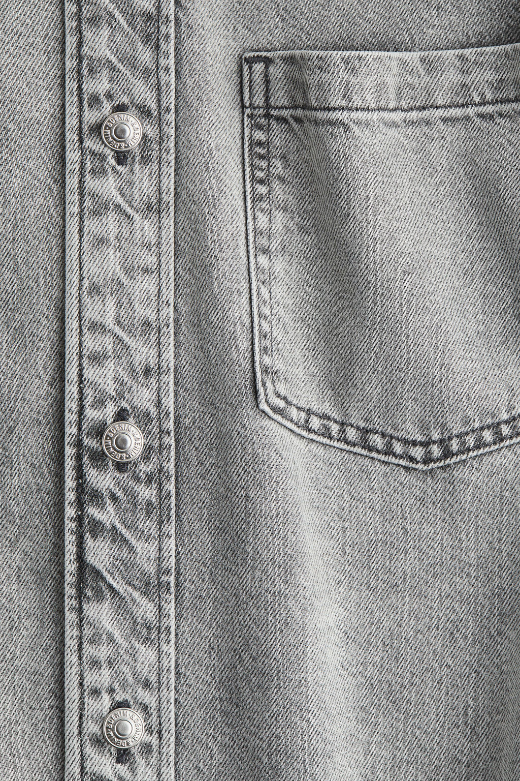 Camisa denim oversize Feather Soft - H&m фото 3