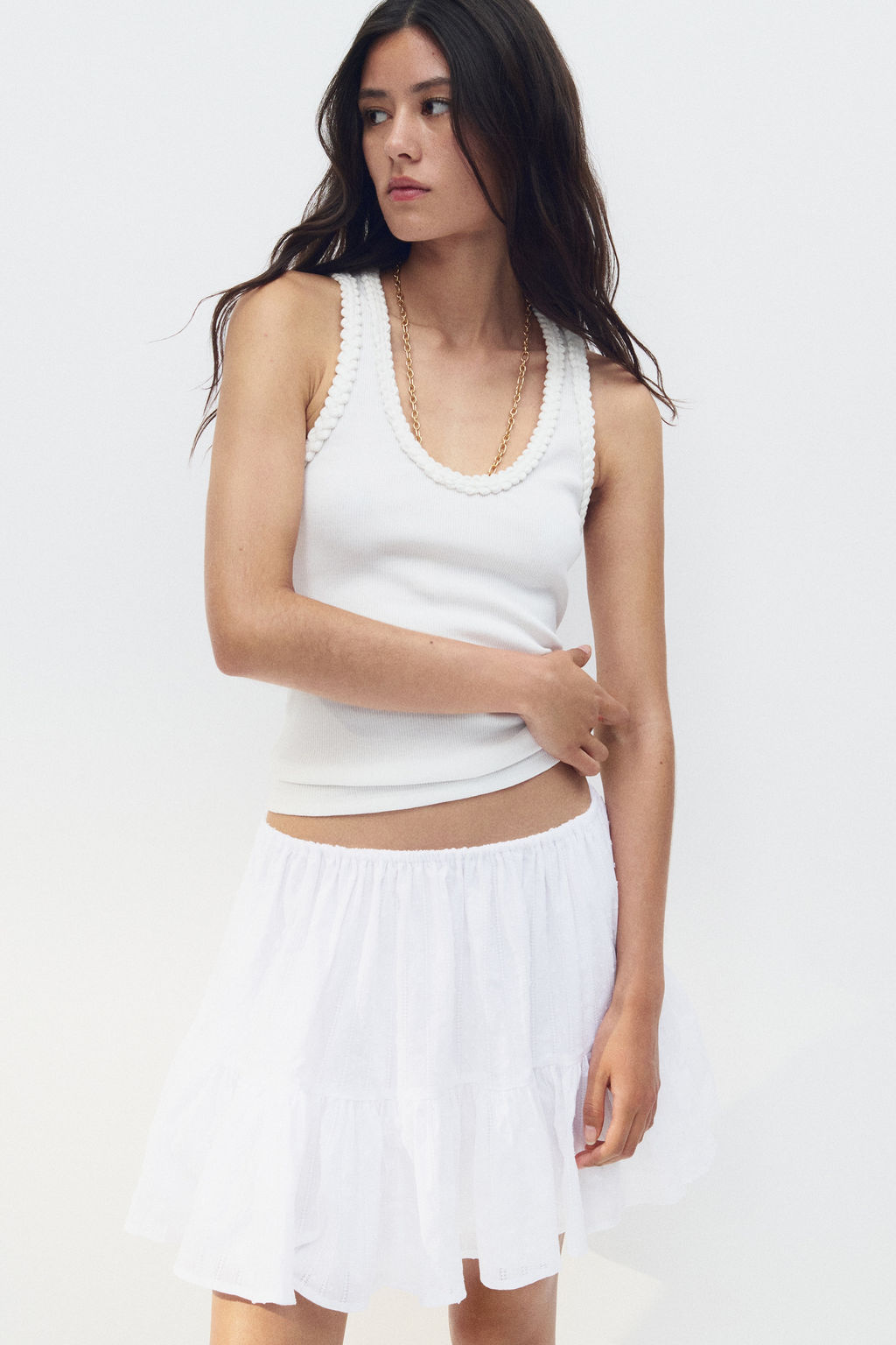 Minifalda con volantes - H&m фото 7