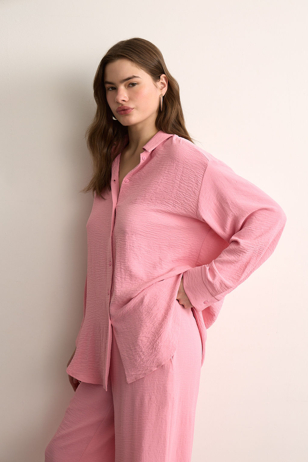 Брюки из жатого хлопка - Mollis фото 2