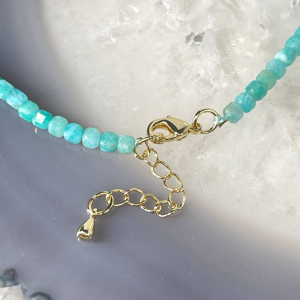 Колье из Амазонита 43 см +