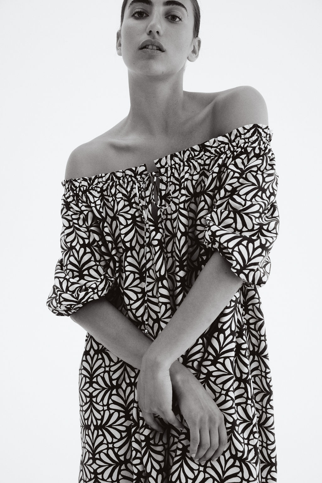 Vestido con tiras de anudar - H&m фото 3