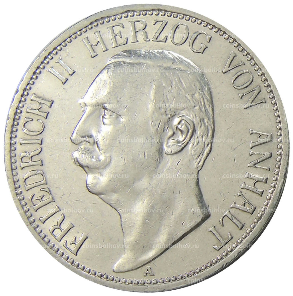 3 марки 1911 года A Германия (Ангальт)