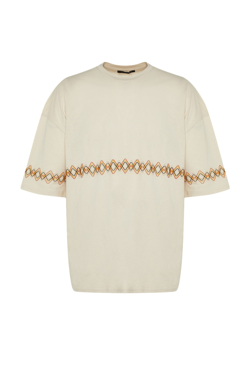 TRENDYOL MAN Tas Oversize/Genis Kesim K?sa Kollu Islemeli %100 Pamuklu T-Shirt TMNSS21TS1889 - Trendyolmilla фото 22