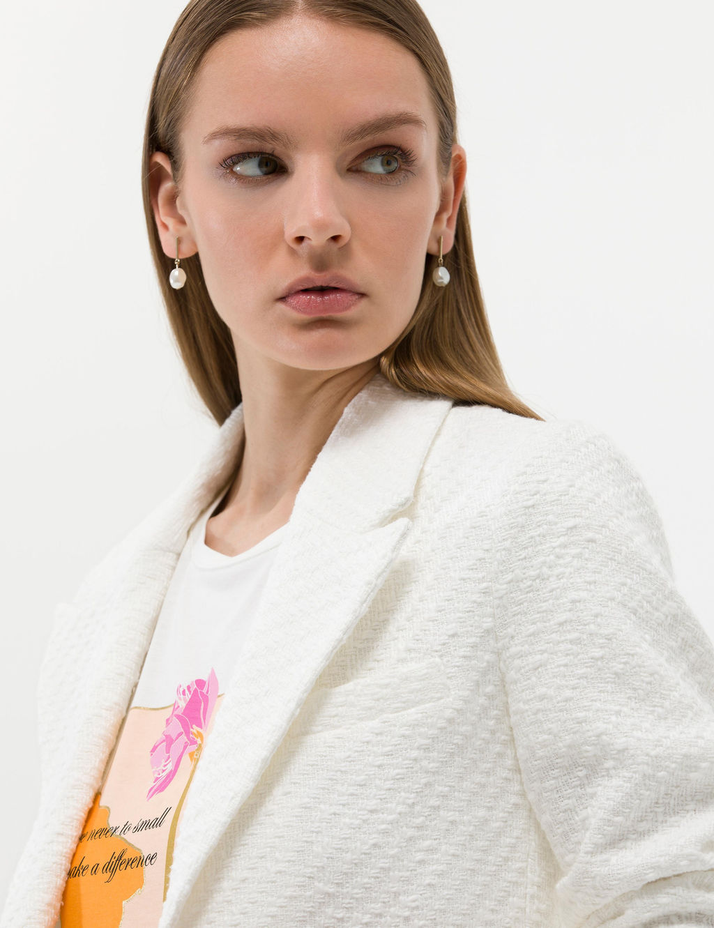 Beyaz T_vit Blazer Ceket - Pierre cardin фото 3