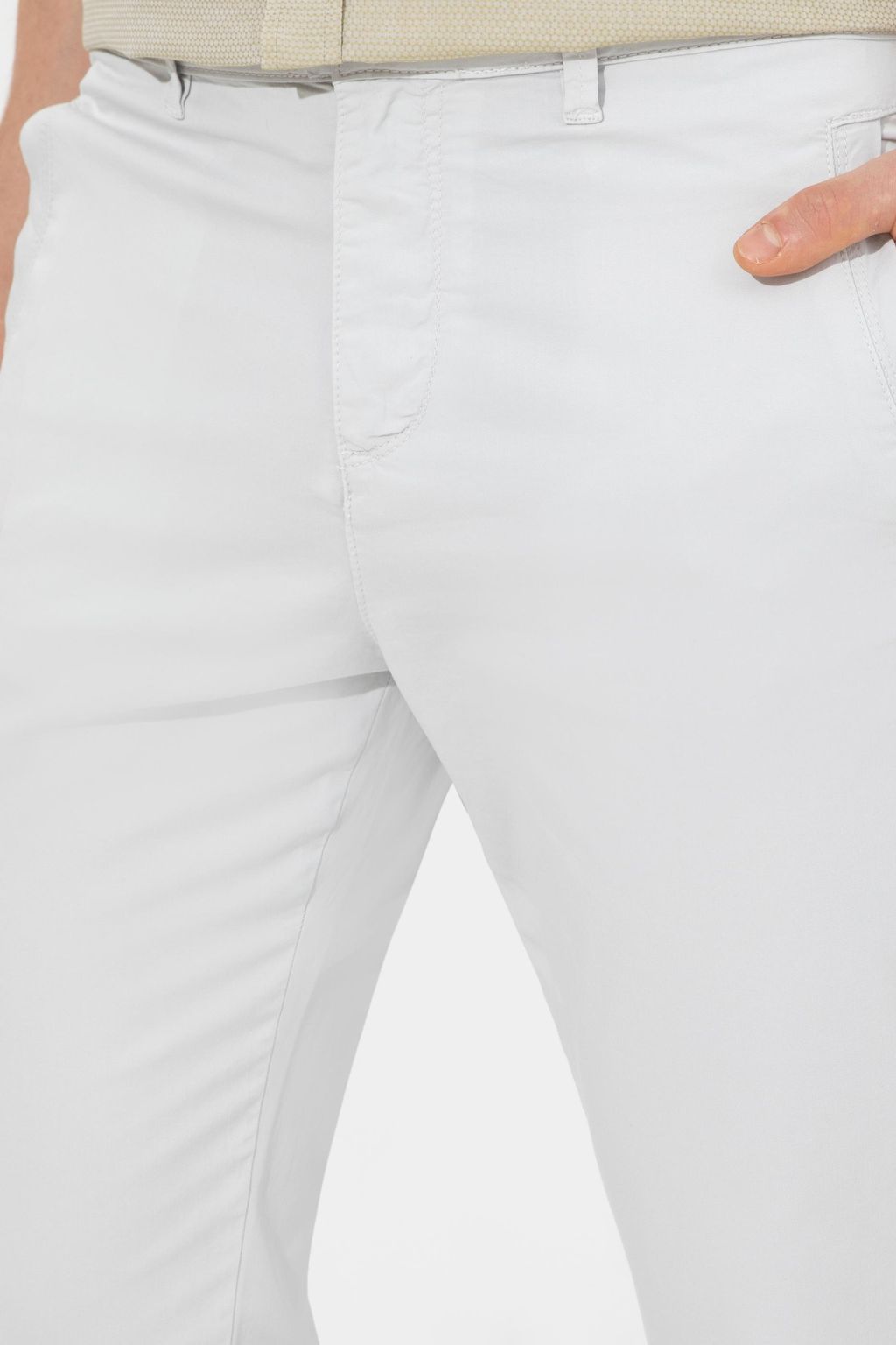 U. S. Polo Assn / Мужские светло-серые брюки из плотной ткани - U.s. polo assn фото 6