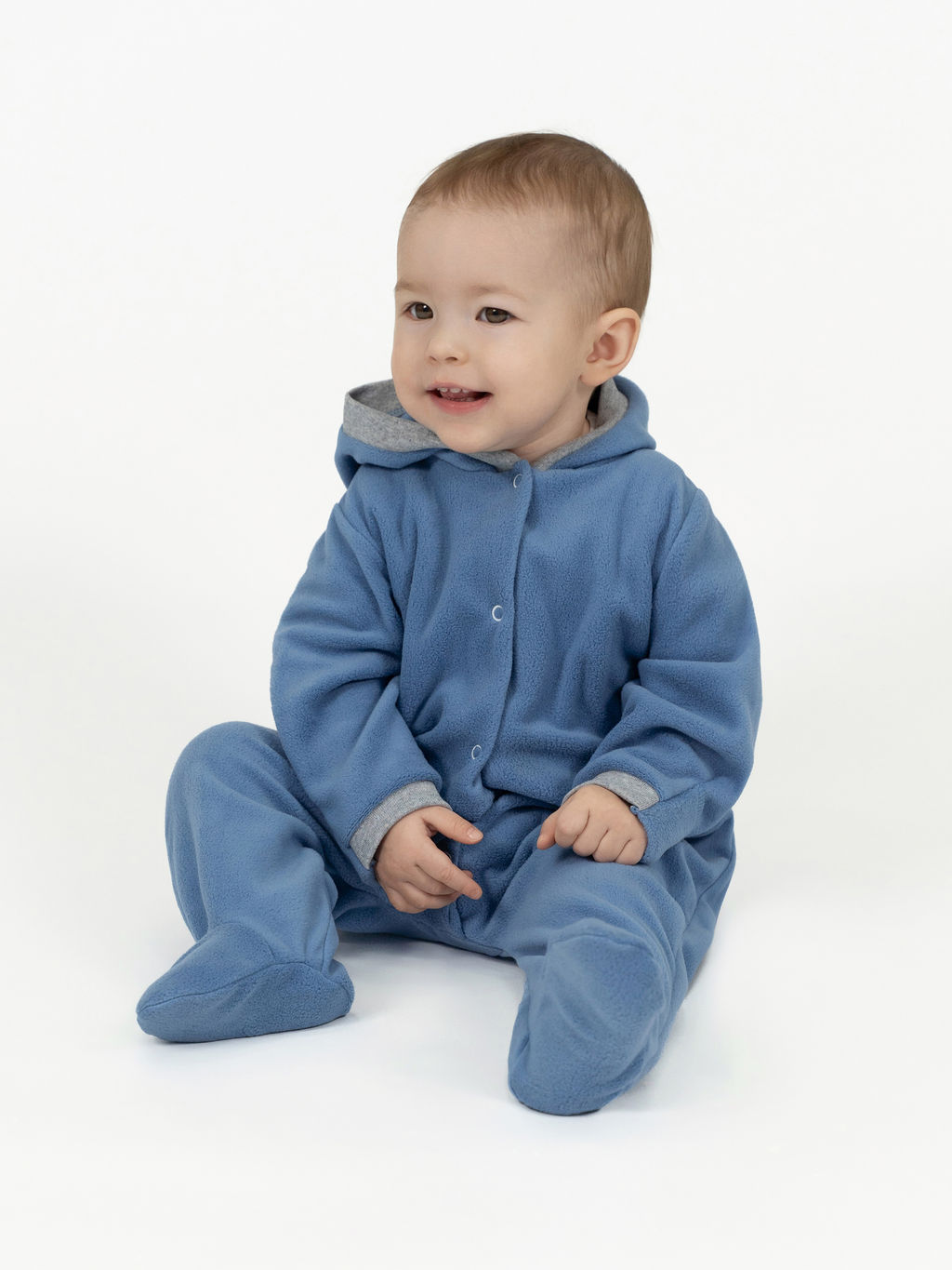 Комбинезон ясельный флисовый фуксия - Утенок фото 32