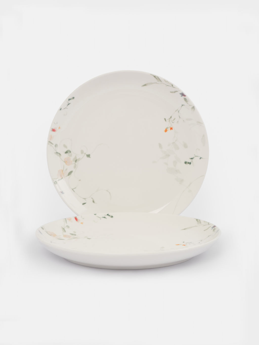 Тарелка закусочная, 21 см, 2 шт, фарфор N, белая, Цветы и листья, Primrose - Anna lafarg фото 5
