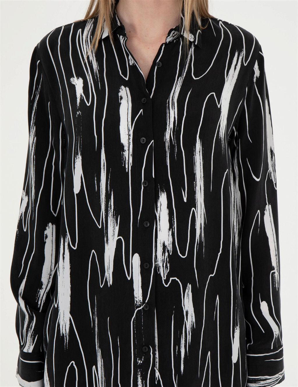 Siyah Comfort Fit Uzun Kollu G_mlek - Pierre cardin фото 6