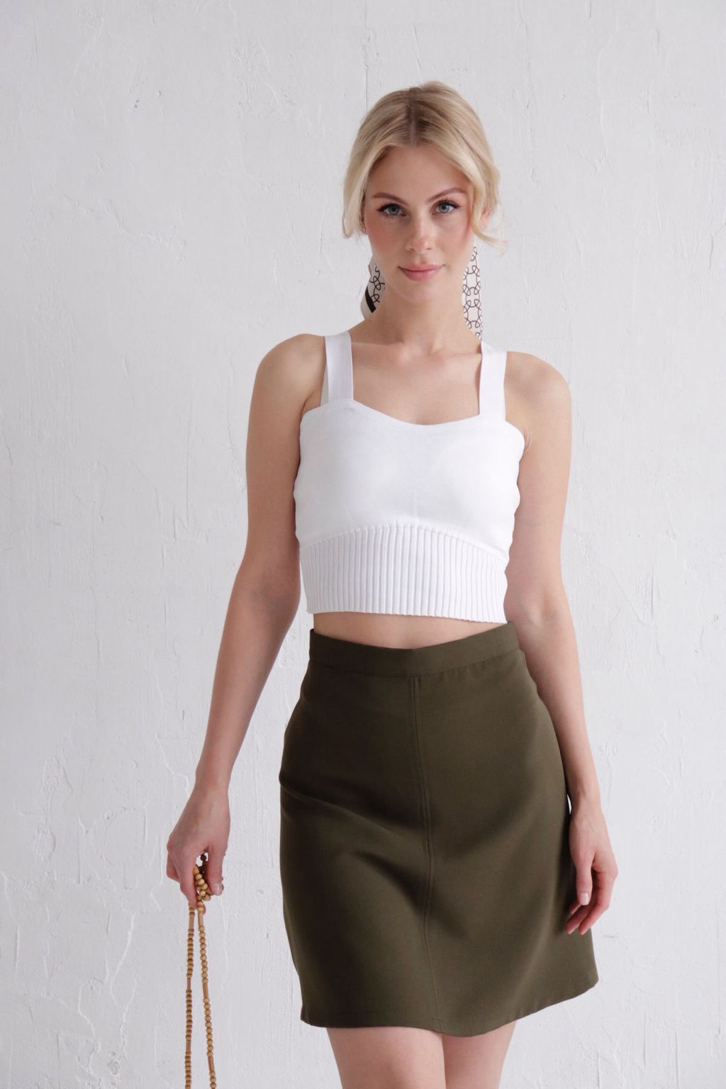 Короткая юбка-трапеция - Martichelli фото 12