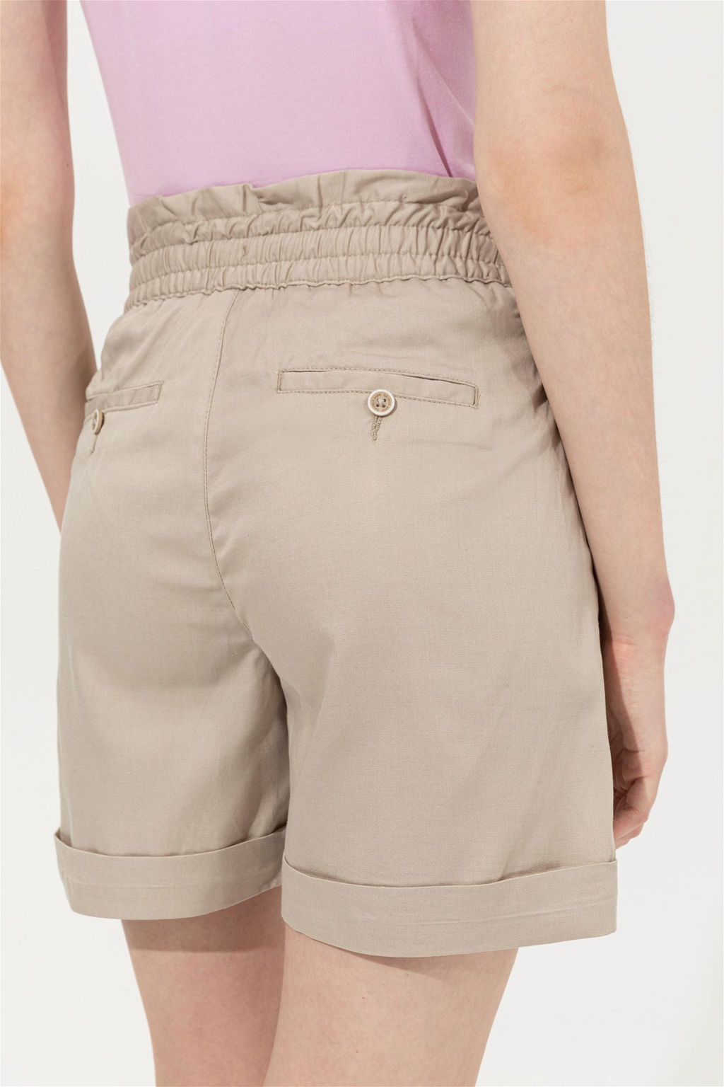 U. S. Polo Assn Женские тканые бермуды цвета хаки Капри - U.s. polo assn фото 7