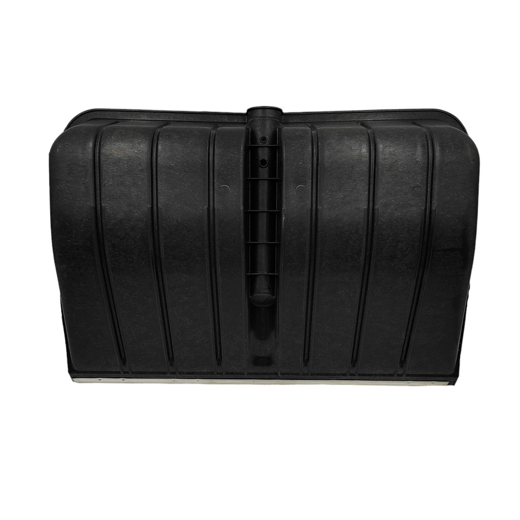 Лопата снеговая "Медведь" п/эт. черная,с ал.накл.,с ал.чер.,ручкой "Элита",доп.ручк на чер.500х380мм