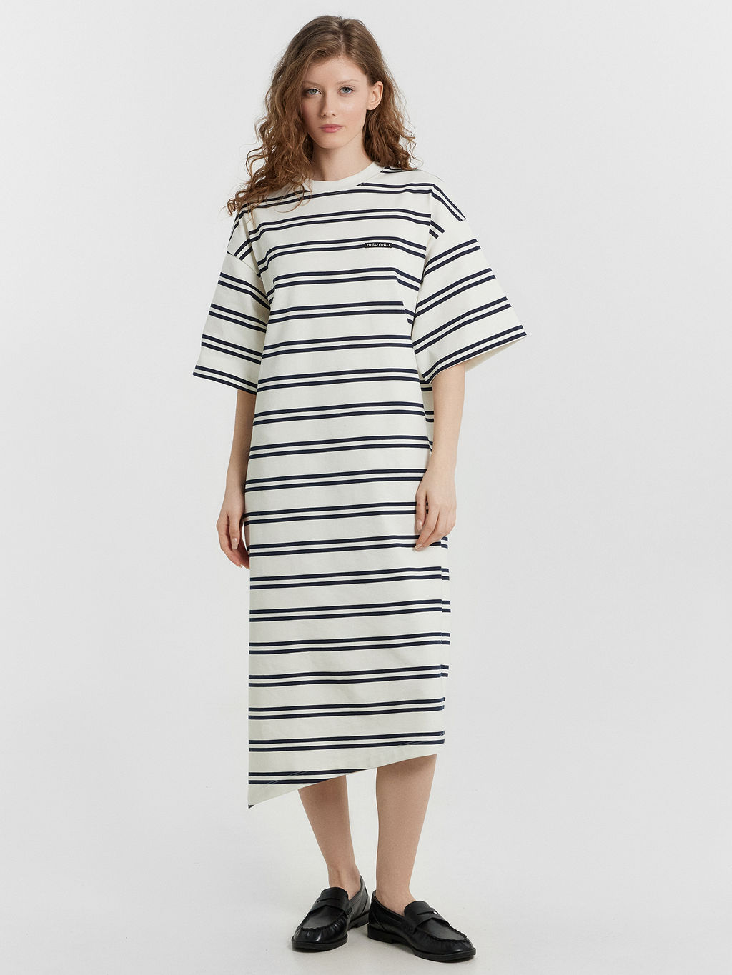 Платье женское в полоску