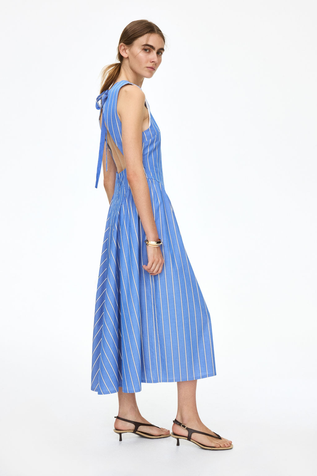 Vestido de algod?n con lazada detr?s - H&m фото 4