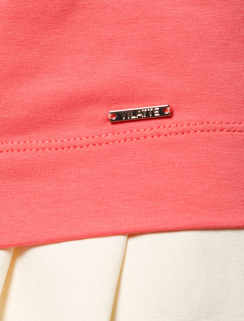 VILATTE / Футболка из облегченного полотна с эластаном  фото 3