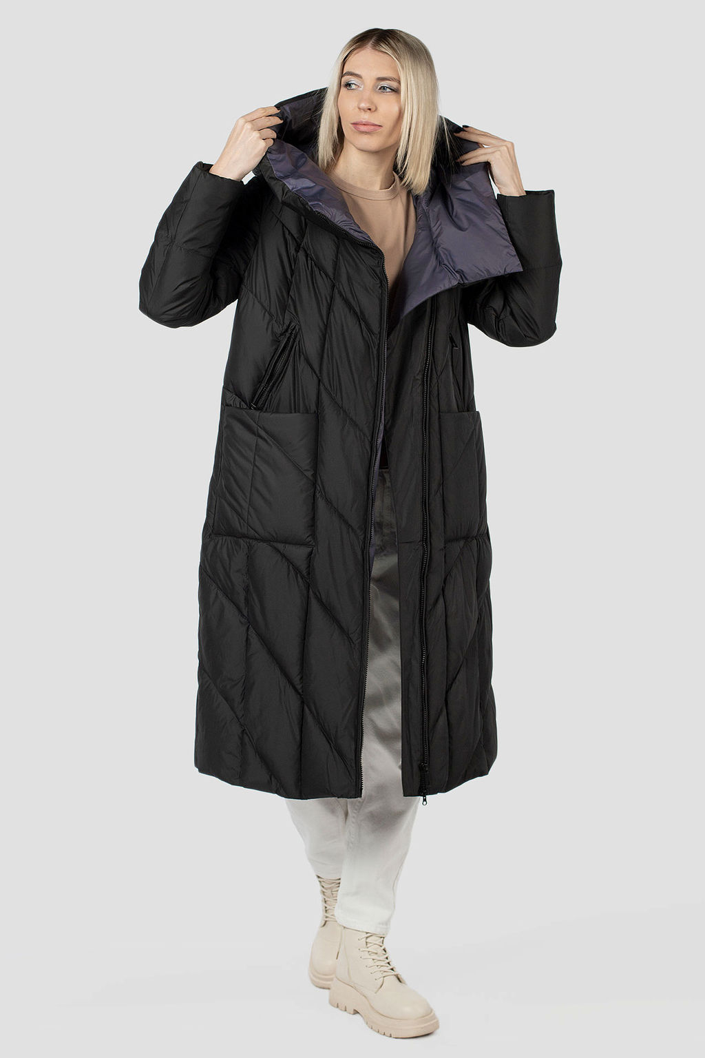 05-2149 Куртка женская зимняя (Холлофайбер 300)