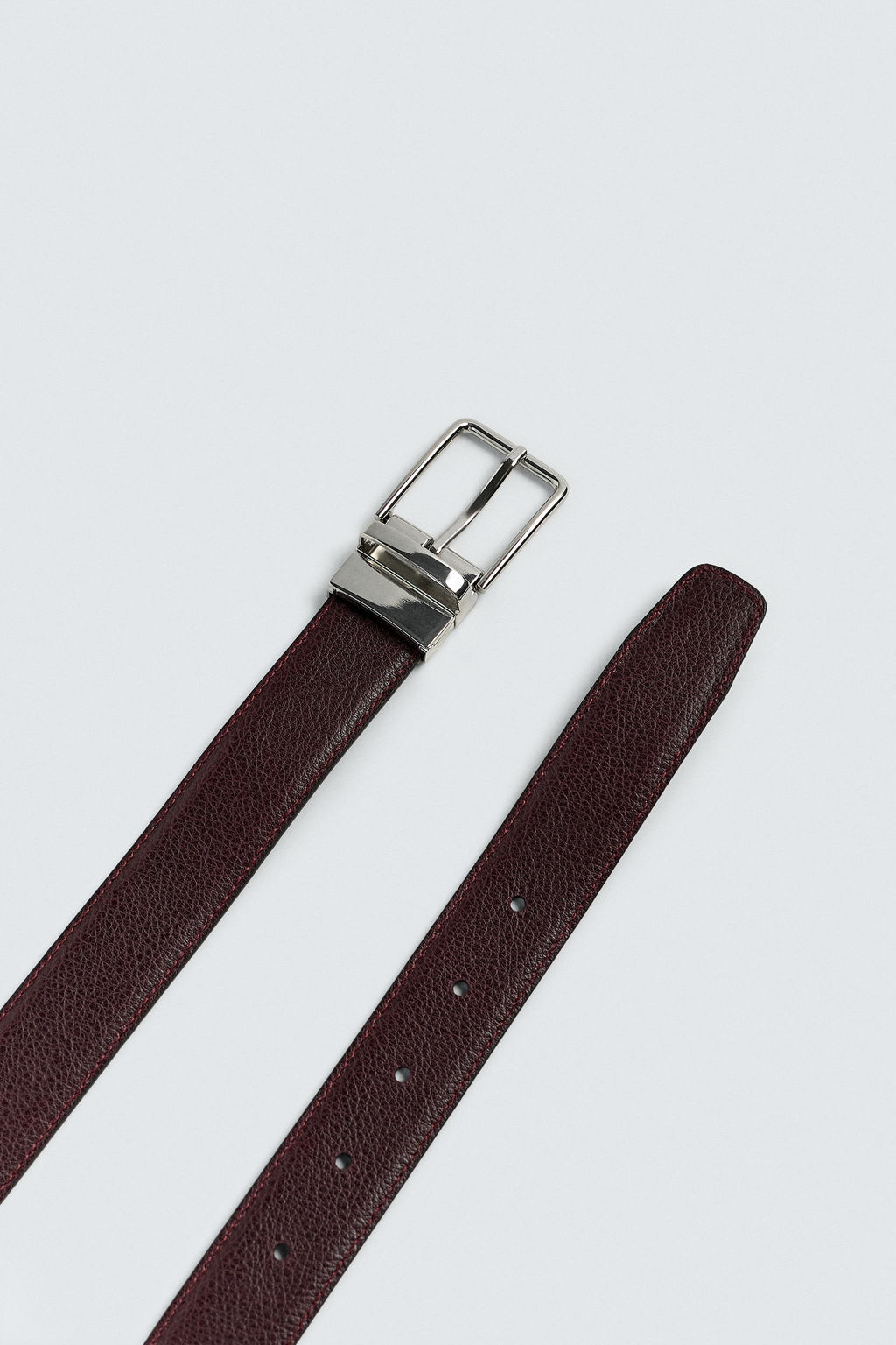 REVERSIBLE LEATHER BELT - Zara фото 14