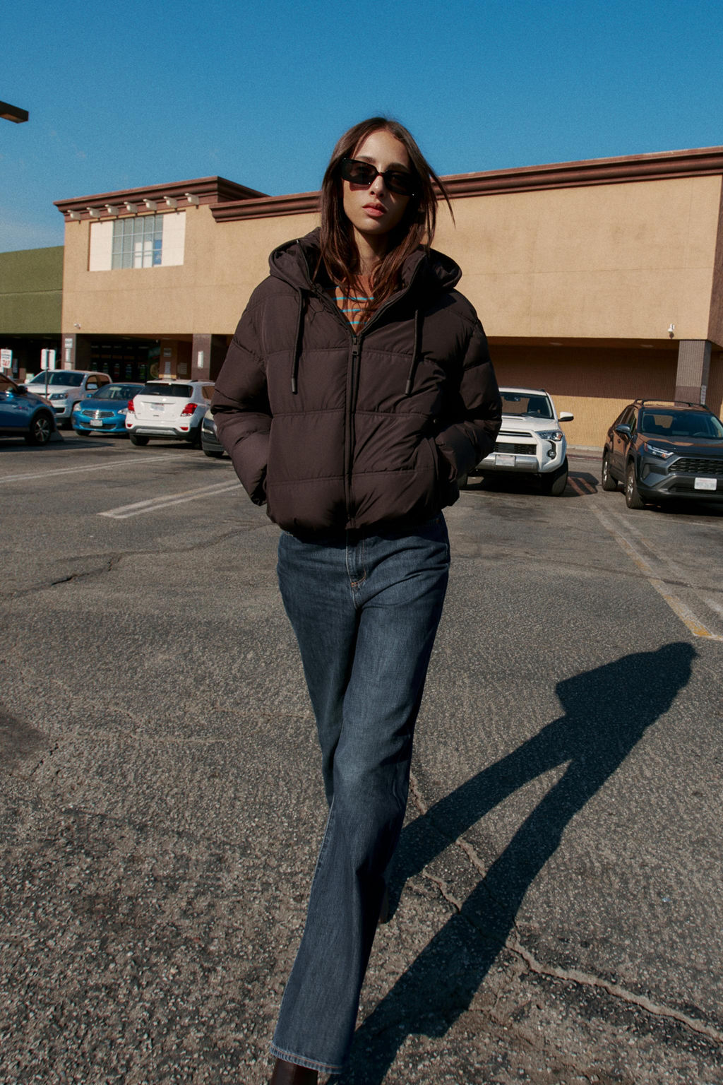 WATER AND WIND PROTECTION SHORT PUFFER ANORAK - Zara фото 22