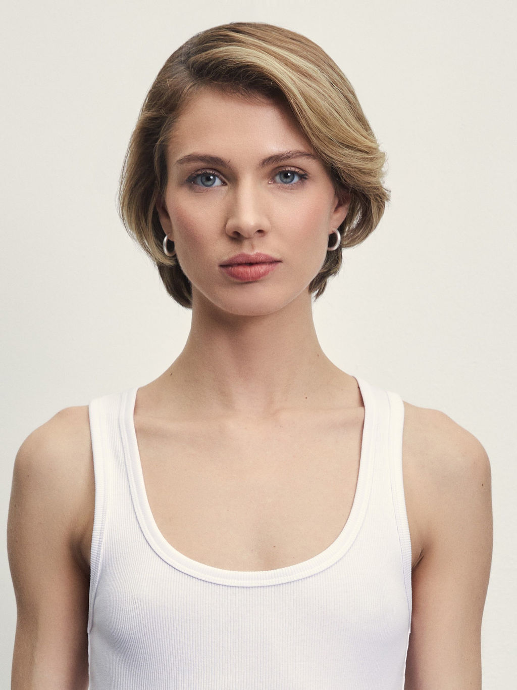 Базовая майка в рубчик / Zarina  фото 6