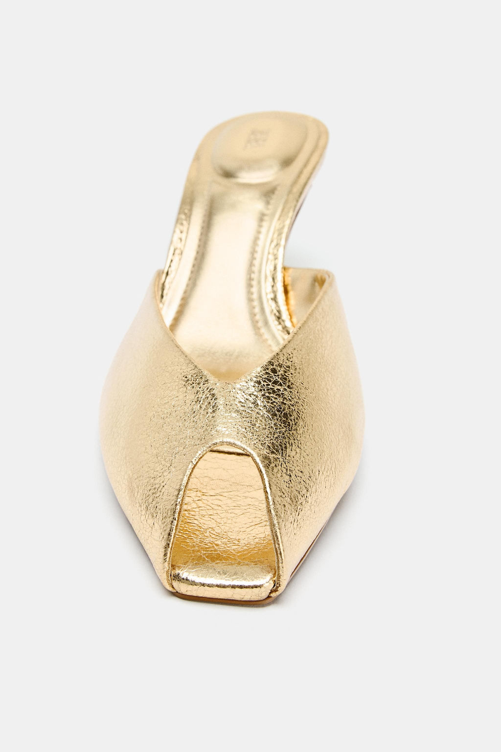 METALLIC EFFECT SANDALS - Zara фото 3